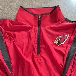 Arizona Cardinals Red Quarter-Zip Pullover